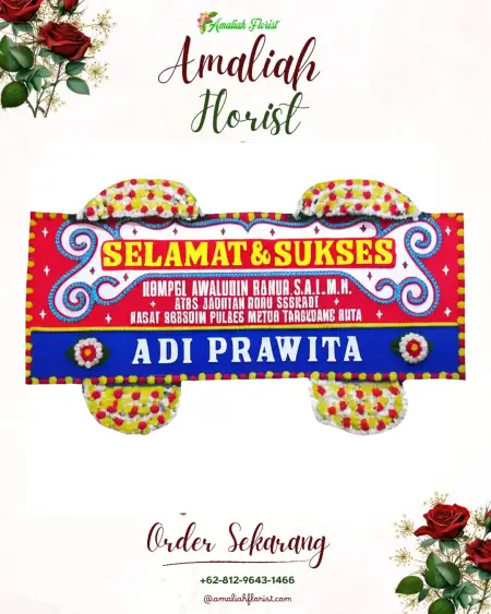 Papan Bunga Ucapan Selamat Pugeran